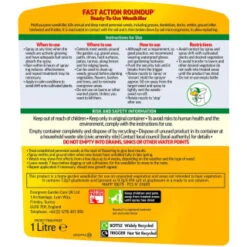 B&M Roundup Weedkiller Spray Gun 1L -B and M Shop 142685 round up fast action weedkiller spray gun 1l 2