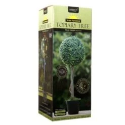 Solar Powered Topiary Tree - White LED 70cm 11 Solar Powered Topiary Tree - White LED 70cm -B and M Shop 286968 70cm solar topiary ball string lights1