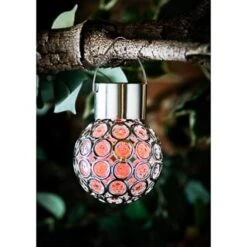Dallas Hanging Solar Light -B and M Shop 318923 Dallas Light RED Edit