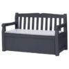 B&M Keter Eden 2-in-1 Bench Storage Set -B and M Shop 320978 keter eden 2in1 bench storage set
