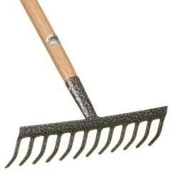 Rolson Ash Wood Garden Rake -B and M Shop 330078 rolson garden rake ash wood 21