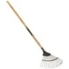 Rolson Ash Wood Leaf Rake -B and M Shop 330079 rolson leaf rake ash wood handle 21