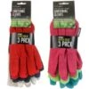B&M Rolson Gardening Gloves 3pk -B and M Shop 330111 rolson gardening gloves 3pk main1