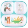 B&M Little Safari Small Kids Platter - Blue -B and M Shop 334212 small kids platter boys