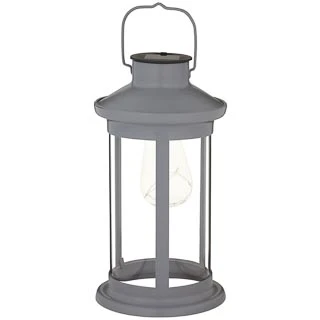 Solar Lantern With Micro LED Bulb - Grey 3 Solar Lantern With Micro LED Bulb - Grey