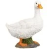 B&M Resin Duck Garden Ornament - White -B and M Shop 342055 resin duck ornament white
