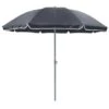B&M Dakota Parasol 1.8m - Grey 2 B&M Dakota Parasol 1.8m - Grey -B and M Shop 342342 grey parasol1