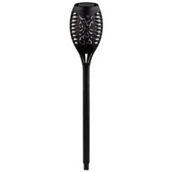 Morocco Solar Light Post 9 Morocco Solar Light Post -B and M Shop 353593 morocco flame effect torch stake 48cm
