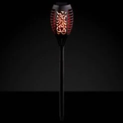 Morocco Solar Light Post 11 Morocco Solar Light Post -B and M Shop 353593 morocco flame effect torch stake 48cm 3