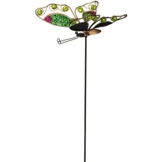 B&M Glitter Stake - Green Butterfly 3 B&M Glitter Stake - Green Butterfly