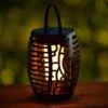 Morocco Flame Effect Solar Lantern -B and M Shop 353736 morocco solar lantern