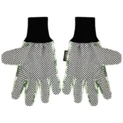 Easy Grip Gardening Glove - Dark Green -B and M Shop 353858 easy grip gardening glove green floral 3