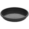 B&M Saucer Planter - Black 2 B&M Saucer Planter - Black -B and M Shop 359335 359336 saucer 32cm 38cm black