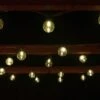 Solar Powered Bulb String Lights 50pk - Warm White -B and M Shop 366396 50 solar powered bulb string lights warm white led