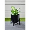 B&M New York Planter Large - Black -B and M Shop 366546 new york planter on stand large