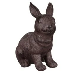 B&M Garden Rabbit Ornaments 2pk - Cast Iron Effect 7 B&M Garden Rabbit Ornaments 2pk - Cast Iron Effect -B and M Shop 366608 2pk rabbit garden ornaments iron effect 3