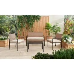Valencia Sofa Set 4pc 5 Valencia Sofa Set 4pc -B and M Shop 366629 valencia 4 piece sofa set