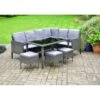 Sorrento Large Dining Rattan Effect Corner Set -B and M Shop 366649 sorrento large dining set rattan effect1