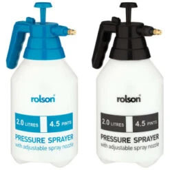 Rolson Pressure Hand Sprayer 2L - Blue -B and M Shop 366677 rolson 2l spray bottle main