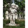 B&M Boy & Girl Statue - Large -B and M Shop 367058 boy carrying girl statue large1