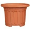 B&M Terracotta Round Planter 45cm 2 B&M Terracotta Round Planter 45cm -B and M Shop 369861 round pot planter 45cm terracotta