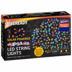 Eveready Solar Powered LED String Lights 120pk - Multicolour 6 Eveready Solar Powered LED String Lights 120pk - Multicolour -B and M Shop 379217 120pk eveready led string lights multicolour 2