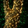 Solar Powered Micro LED Lights 200pk - Warm White -B and M Shop 379225 200 solar powered micro led string lights warm white