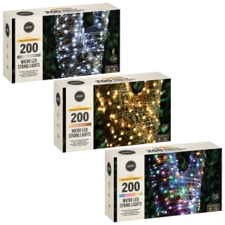 Solar Powered Micro LED Lights 200pk - Warm White 6 Solar Powered Micro LED Lights 200pk - Warm White - Image 4