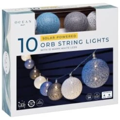 B&M 10 Orb Solar String Lights 7 B&M 10 Orb Solar String Lights -B and M Shop 379255 10 orb solar string lights 3 1