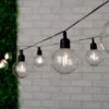 Edison Style Light Bulb String Lights 10pk 2 Edison Style Light Bulb String Lights 10pk -B and M Shop 379264 botanical garden 10 solar powered xl bulb string lights warm white led