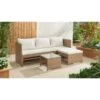 Valencia Reversible Rattan Effect Corner Sofa Set -B and M Shop 379293 379442 valencia reversible rattan effect corner sofa set 3