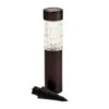 B&M Glass Top Solar Post Light 1 B&M Glass Top Solar Post Light -B and M Shop 379310 glass top solar post light black nickle