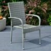 Sorrento Rattan Effect Stacking Chair -B and M Shop 379350 sorrento rattan effect stacking chair