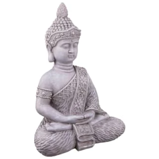 B&M Large Decorative Stone Buddha 3 B&M Large Decorative Stone Buddha