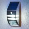 2-in-1 Solar Powered PIR Sensor Wall Light 1 2-in-1 Solar Powered PIR Sensor Wall Light -B and M Shop 379457 2in1 solar powered pir sensor wall light cool white led