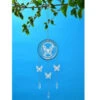 B&M 3D Metal Wind Spinner With Hanging Crystals - Butterfly 2 B&M 3D Metal Wind Spinner With Hanging Crystals - Butterfly -B and M Shop 379502 3d metal wind spinner butterflay
