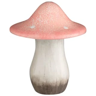 B&M Ceramic Mushroom Ornament - Pink 3 B&M Ceramic Mushroom Ornament - Pink