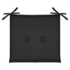 Luxury Seat Pads - Black 2pk -B and M Shop 379539 2pk shower resistant seat pads black
