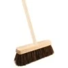 B&M Wide Bassine Wooden Yard Broom -B and M Shop 379758 9 5 inch bassine broom with wooden handle