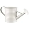 B&M Ribbed Matt Watering Can - Cream 1 B&M Ribbed Matt Watering Can - Cream -B and M Shop 379772 simply garden ribbed tin watering can white