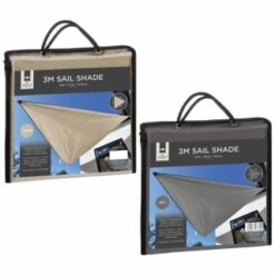 Sail Shade 3m - Cream -B and M Shop 379775 379776 3m sun shelter 3m main 2