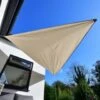Sail Shade 3m - Cream -B and M Shop 379775 3m sail shade cream