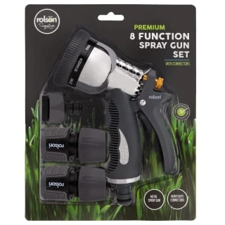 B&M Rolson Premium 8-Function Spray Gun Set With Connectors 3 B&M Rolson Premium 8-Function Spray Gun Set With Connectors