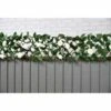 Expanding Artificial Rose & Leaf Trellis 180 X 30cm -B and M Shop 379970 expanding leaf trellis with roses 180x30cm 2