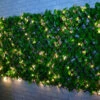 Bloom Solar Powered Expanding Artificial Leaf Trellis 200 X 100cm -B and M Shop 379978 expanding leafy trellis 100 leds 2x1m 2