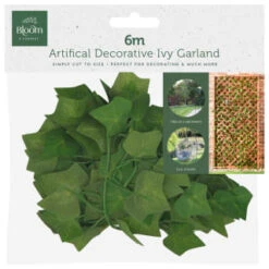 B&M Artificial Decorative Ivy & Eucalyptus Garland 6m -B and M Shop 379980 artifical decorative ivy gerland 6m