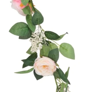 Artificial Rose Garland 180cm - Pink 4 Artificial Rose Garland 180cm - Pink - Image 2
