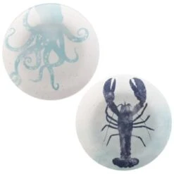 B&M Ocean Print Plate - Lobster 5 B&M Ocean Print Plate - Lobster -B and M Shop 381060 ocean print plate octopus
