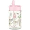 B&M Little Safari Kids Cup With Straw Lid - Pink -B and M Shop 381253 kids print cup lid and straw girls