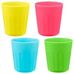 B&M Little Safari Picnic Tumblers 4pk -B and M Shop 381383 kids 4pk colour cups group